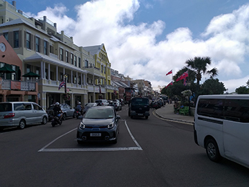 Photo of Hamilton, the capital of Bermuda