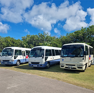 Photo of minibuses